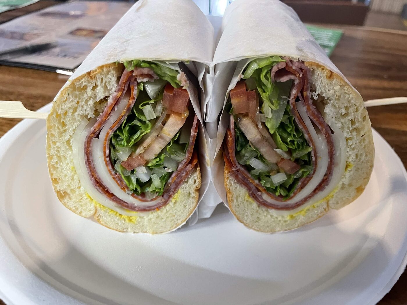 Pin Seeker sandwich